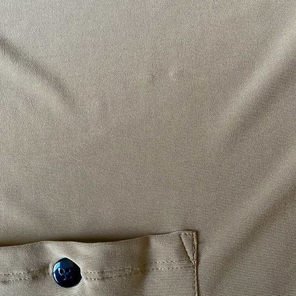 Sun Kim Neutral Taupe Stretchy Slinky Jersey Knit 3/4 Sleeve Swing Tunic - Picture 12 of 13